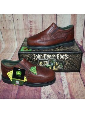 ✨✨JOHN DEERE  MENS LOW STEEL TOE SIZE 7W JD7325